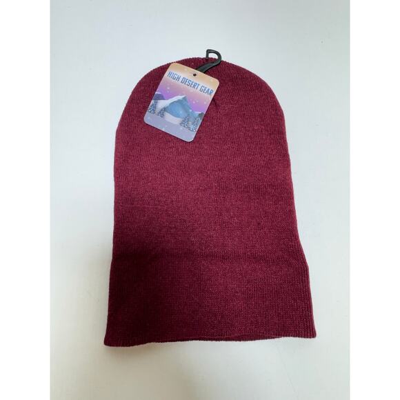 High Desert Gear Winter Burgundy Beanie One Sz Fits All New With Tags - Picture 1 of 5
